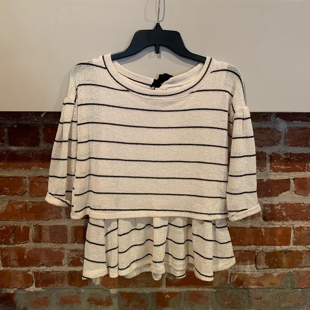 Anthropologie Striped Top | Womens Size XS